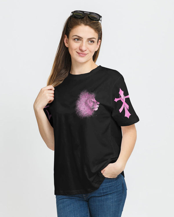 Fight Like Lion Women's Breast Cancer Awareness Tshirt