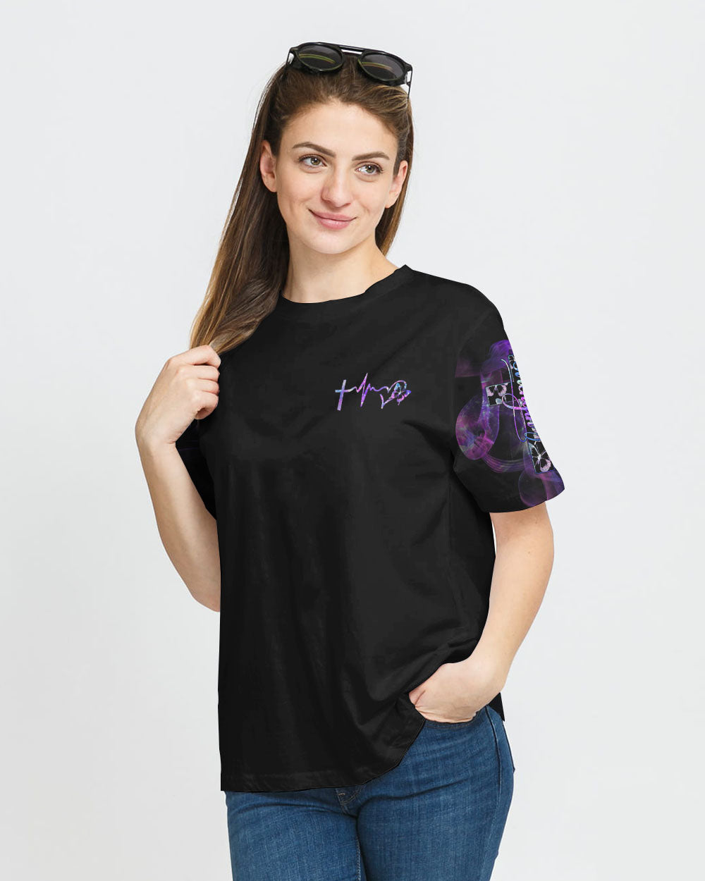 The Moment Your Heart Stopped Mine Changed Forever Women's Christian Tshirt