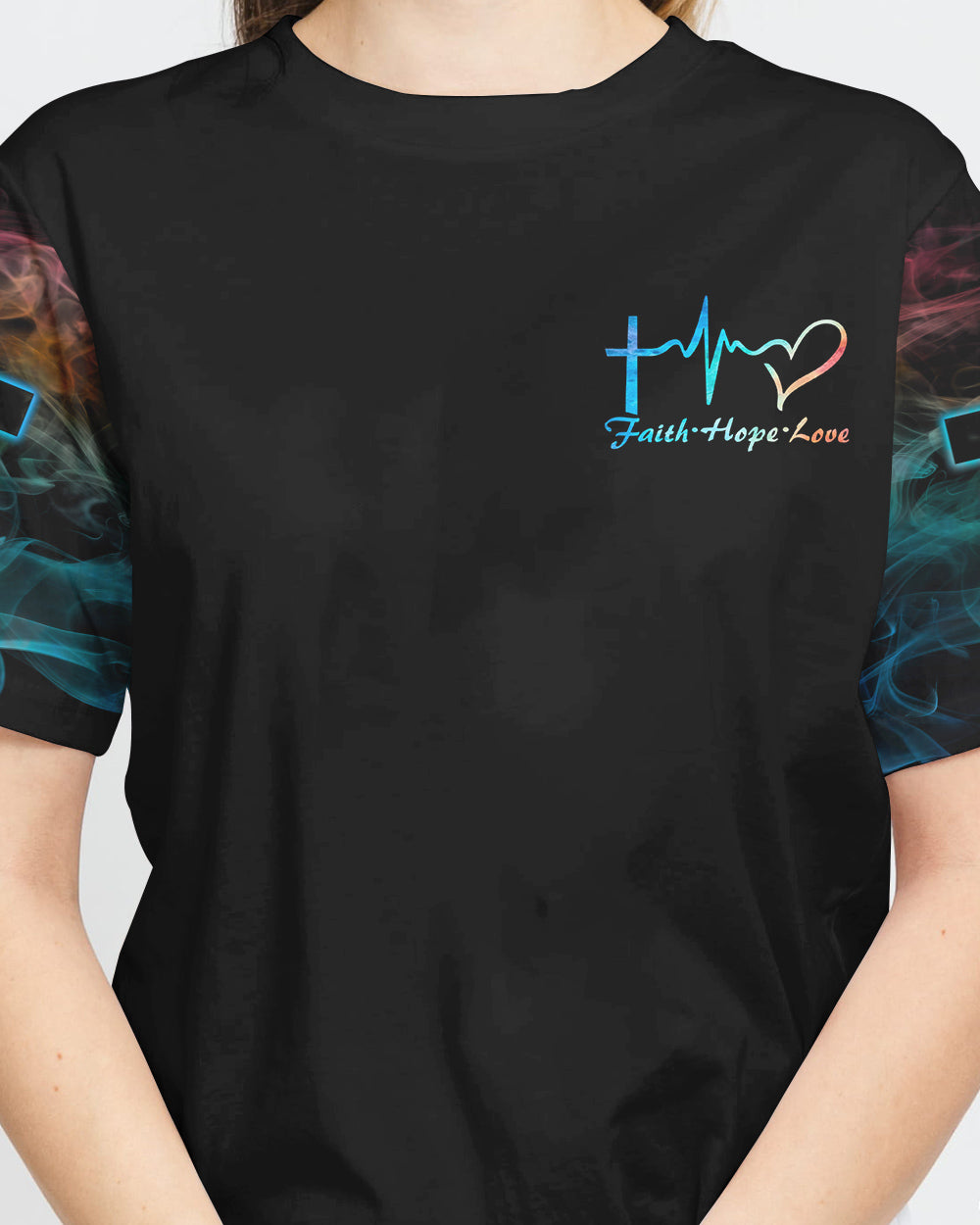 Let Your Faith Bigger Than Your Fear Lion Women's Christian Tshirt