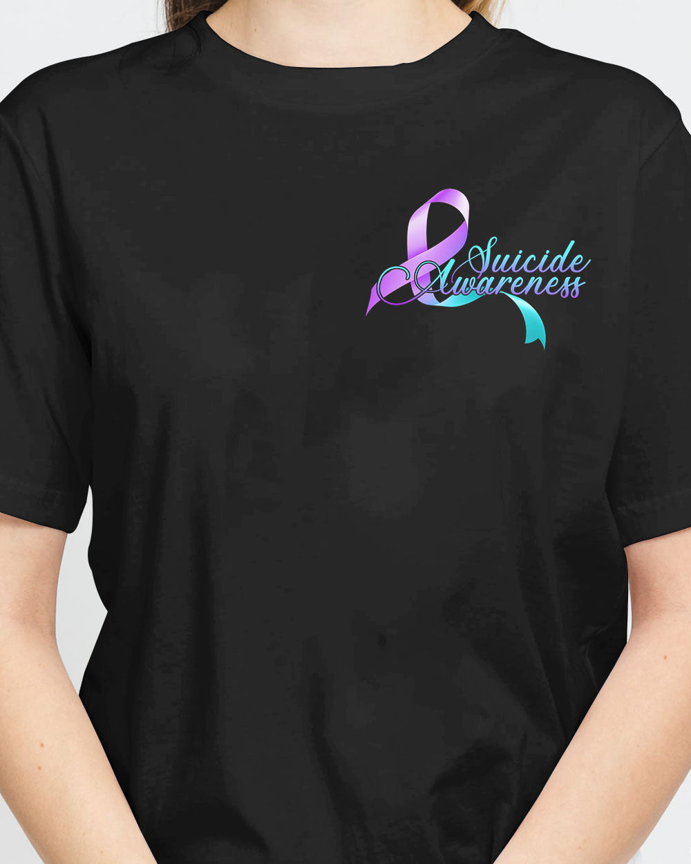 They Whispered To Her You Cannot Withstand The Storm Women's Suicide Prevention Awareness Tshirt