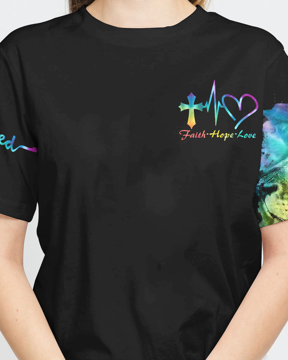 Be Still And Know That I Am God Warrior Wings Women's Christian Tshirt
