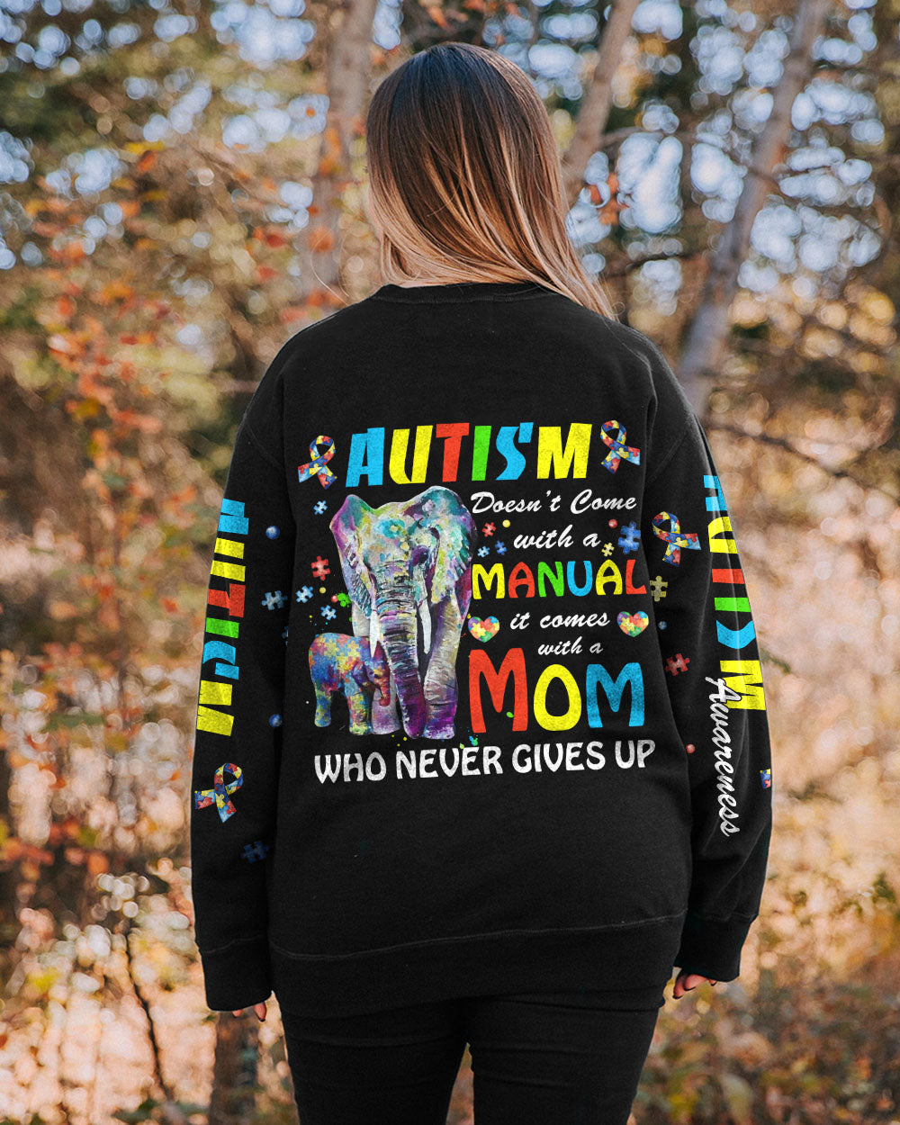 Autism Doesn't Come With Manual Women's Autism Awareness Sweatshirt