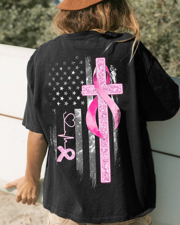 I Wear Pink For My Mom Women's Breast Cancer Awareness Tshirt