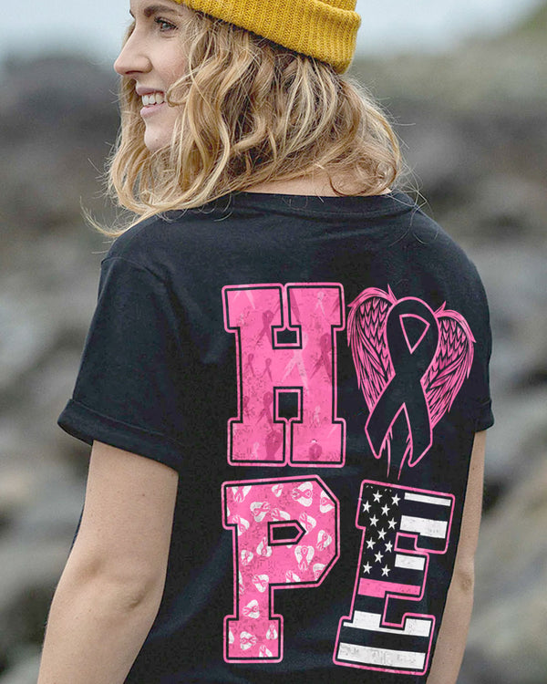 Hope Wings Women's Breast Cancer Awareness Tshirt