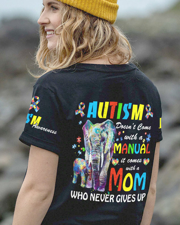 Autism Doesn't Come With Manual Women's Autism Awareness Tshirt