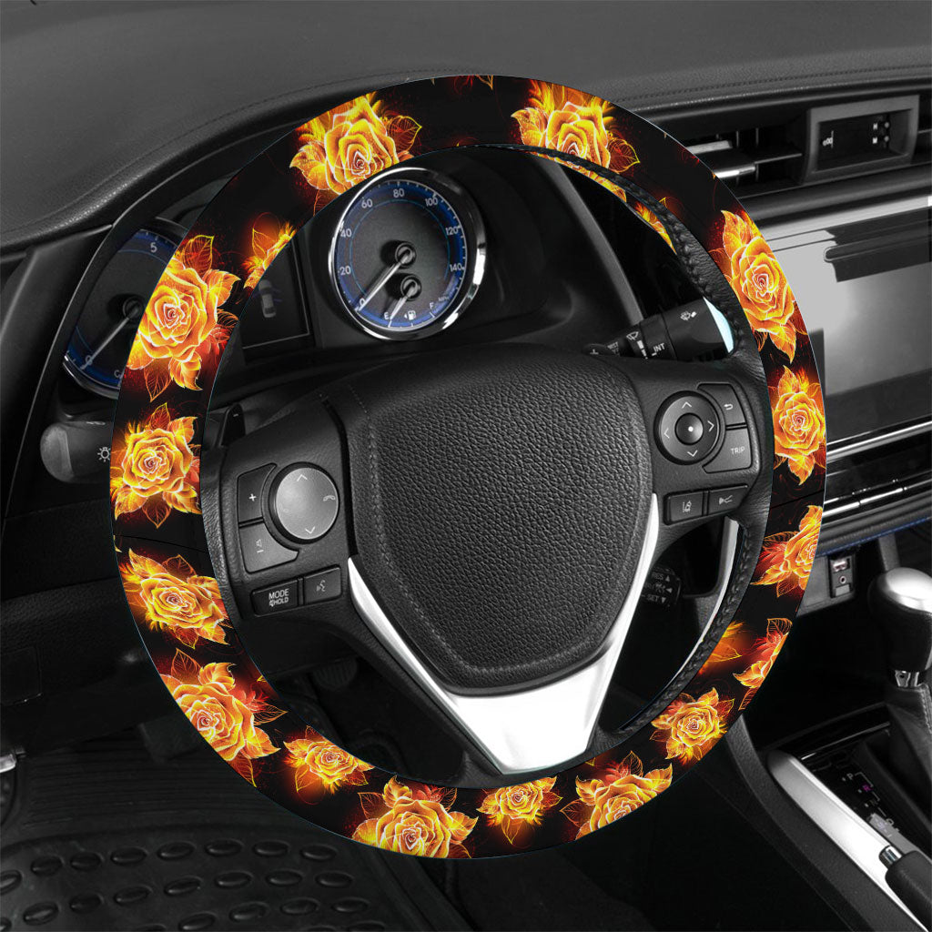 Fire Rose Jesus Has My Back Automotive - Tlty1604212HA