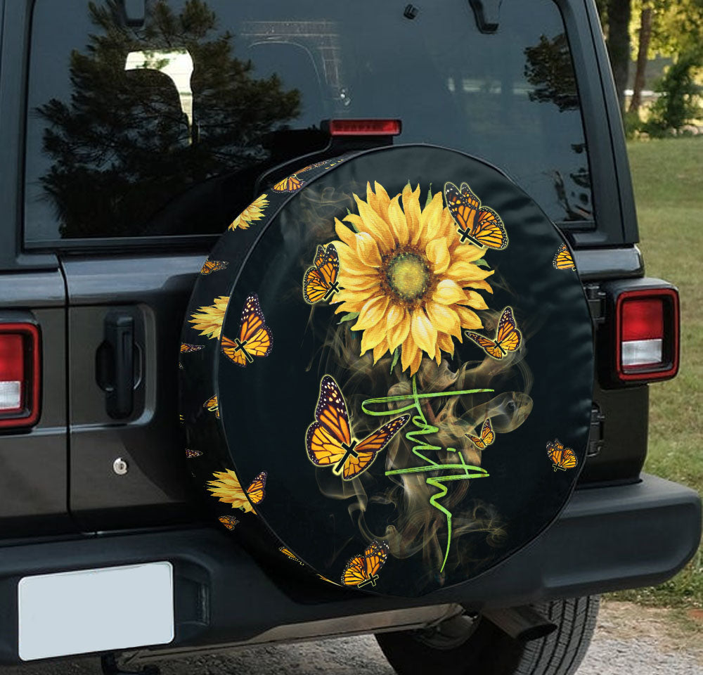 Faith Sunflower Butterfly Automotive - Latg2809214ki