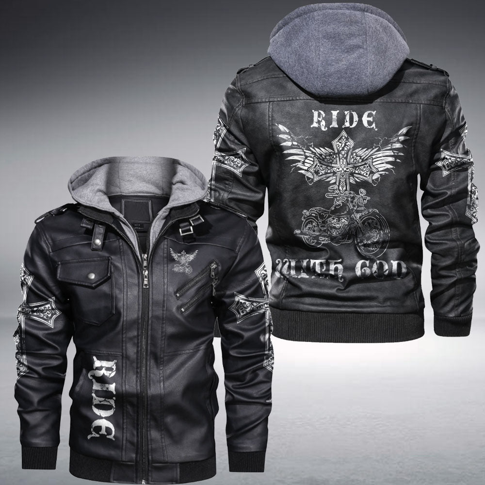Ride With God Leather Jacket - Tlnh1310214