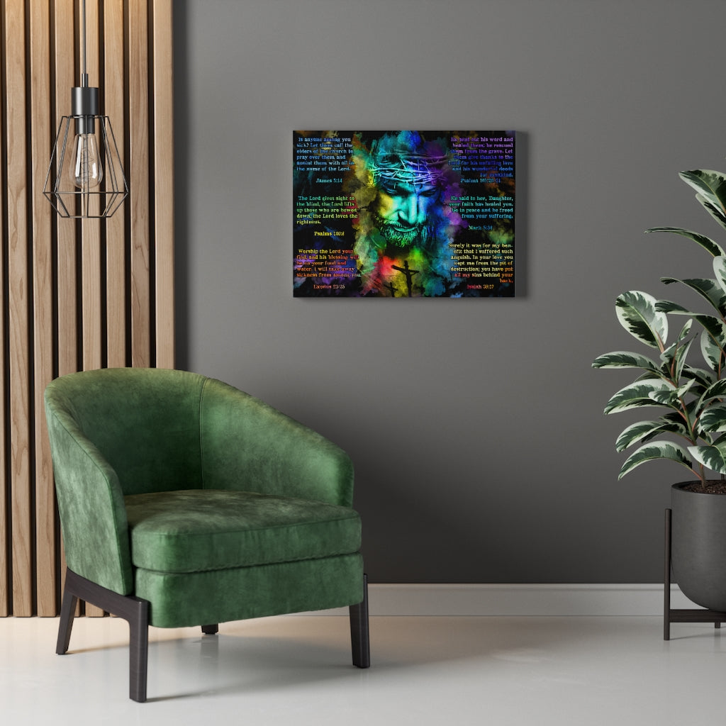 Jesus Watercolor Bible Verses Canvas - Tlnh2409214