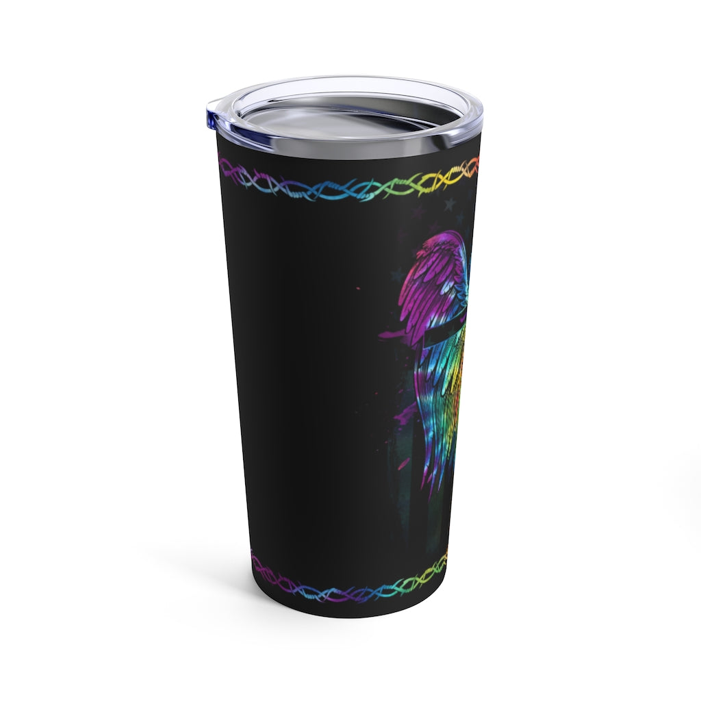 Faith Wings Colorful Tumbler - Tlty2002215Ki