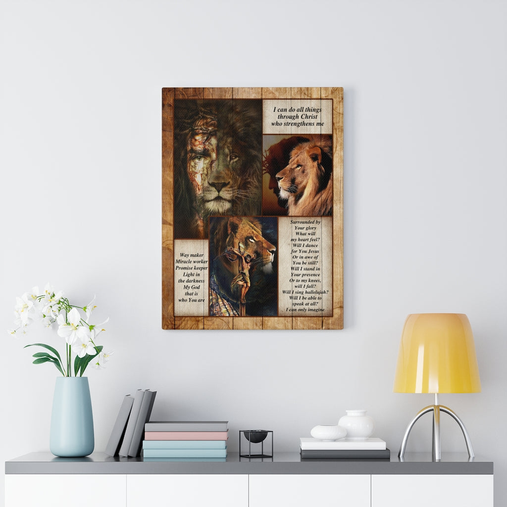Jesus Lion Canvas - Tlno2809215