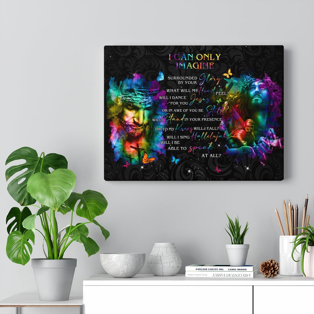 Faith Watercolor Butterfly Canvas - Lahn2509211
