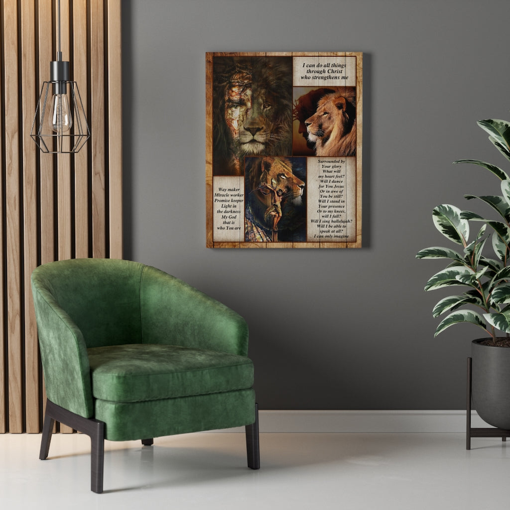 Jesus Lion Canvas - Tlno2809215