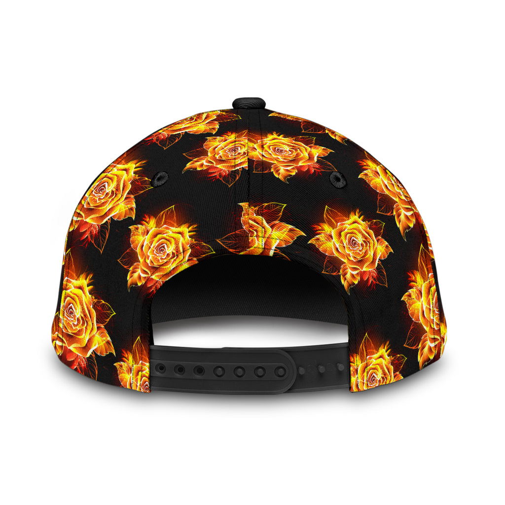 Faith Fire Wings Rose Classic Cap - Tlty0904213HA
