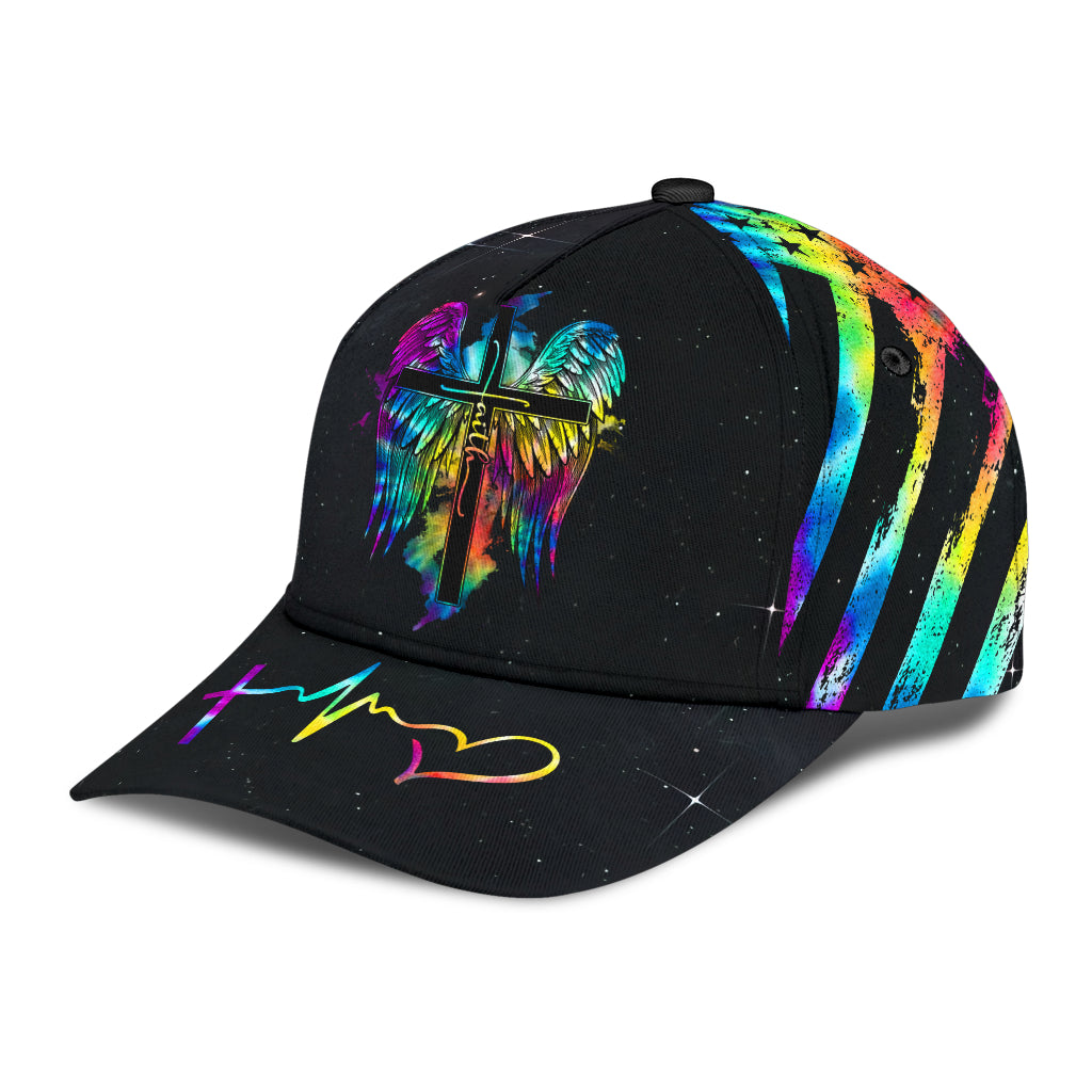 Wing Cross Colorful Classic Cap - Latg0804216HA