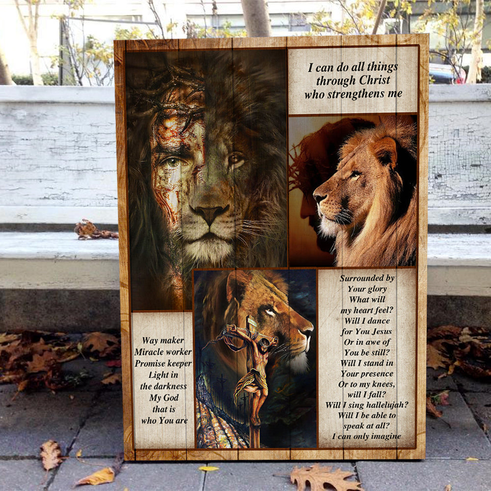 Jesus Lion Canvas - Tlno2809215