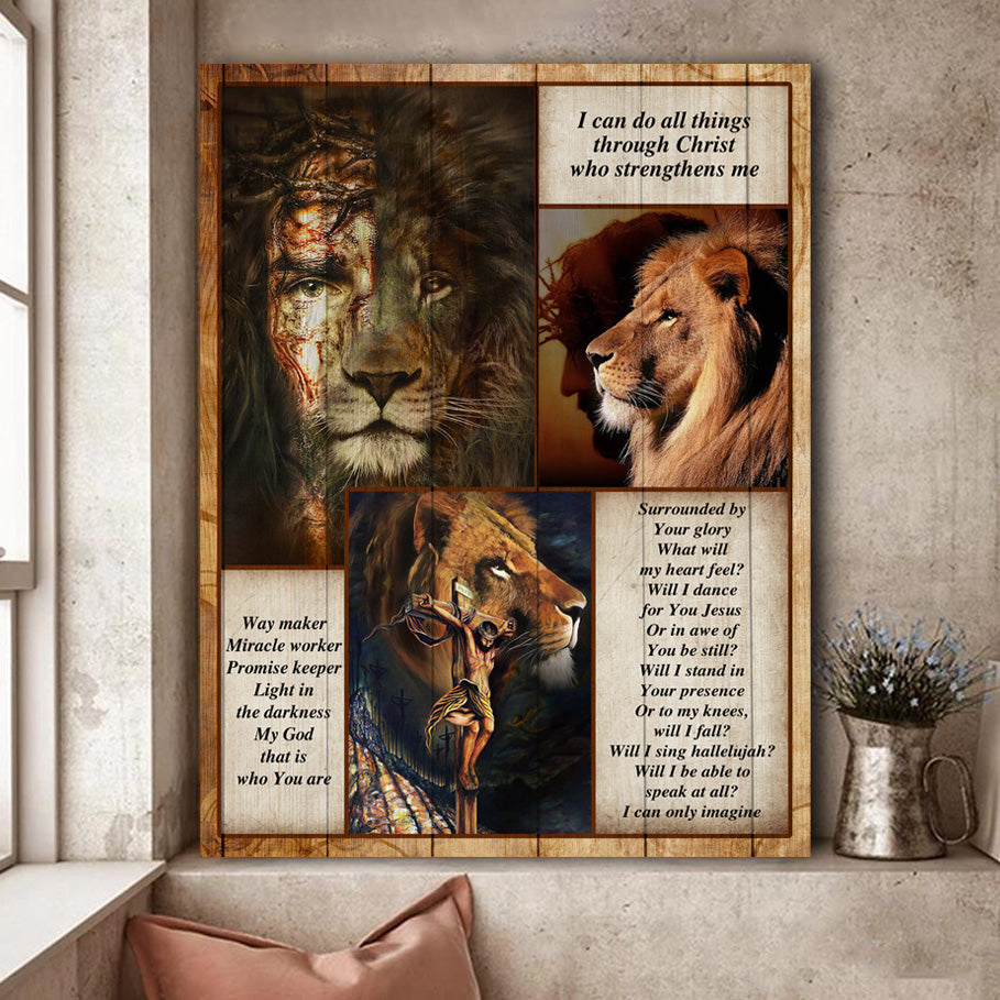Jesus Lion Canvas - Tlno2809215