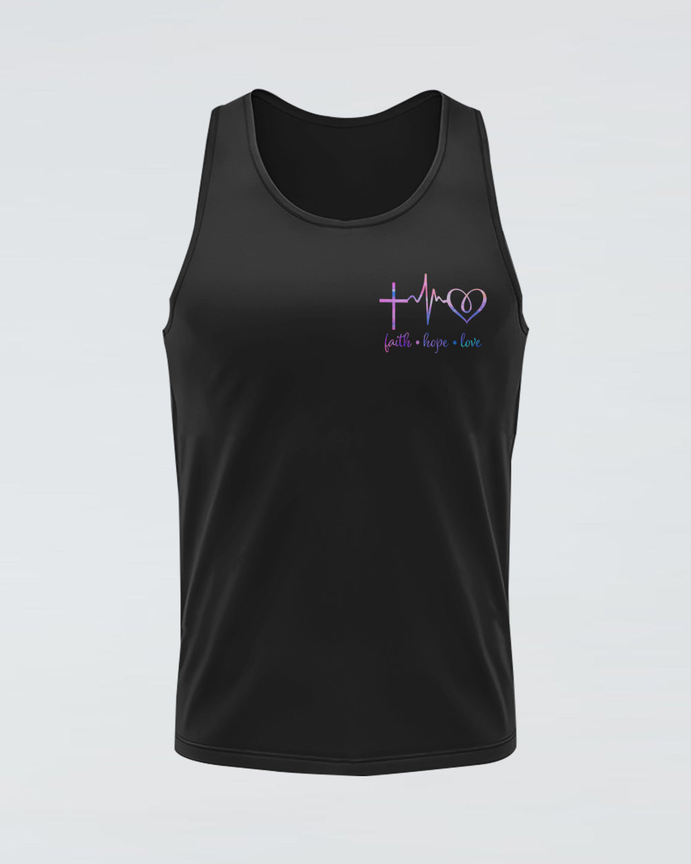 Fire Heart Cross Butterfly Women's Christian Tanks