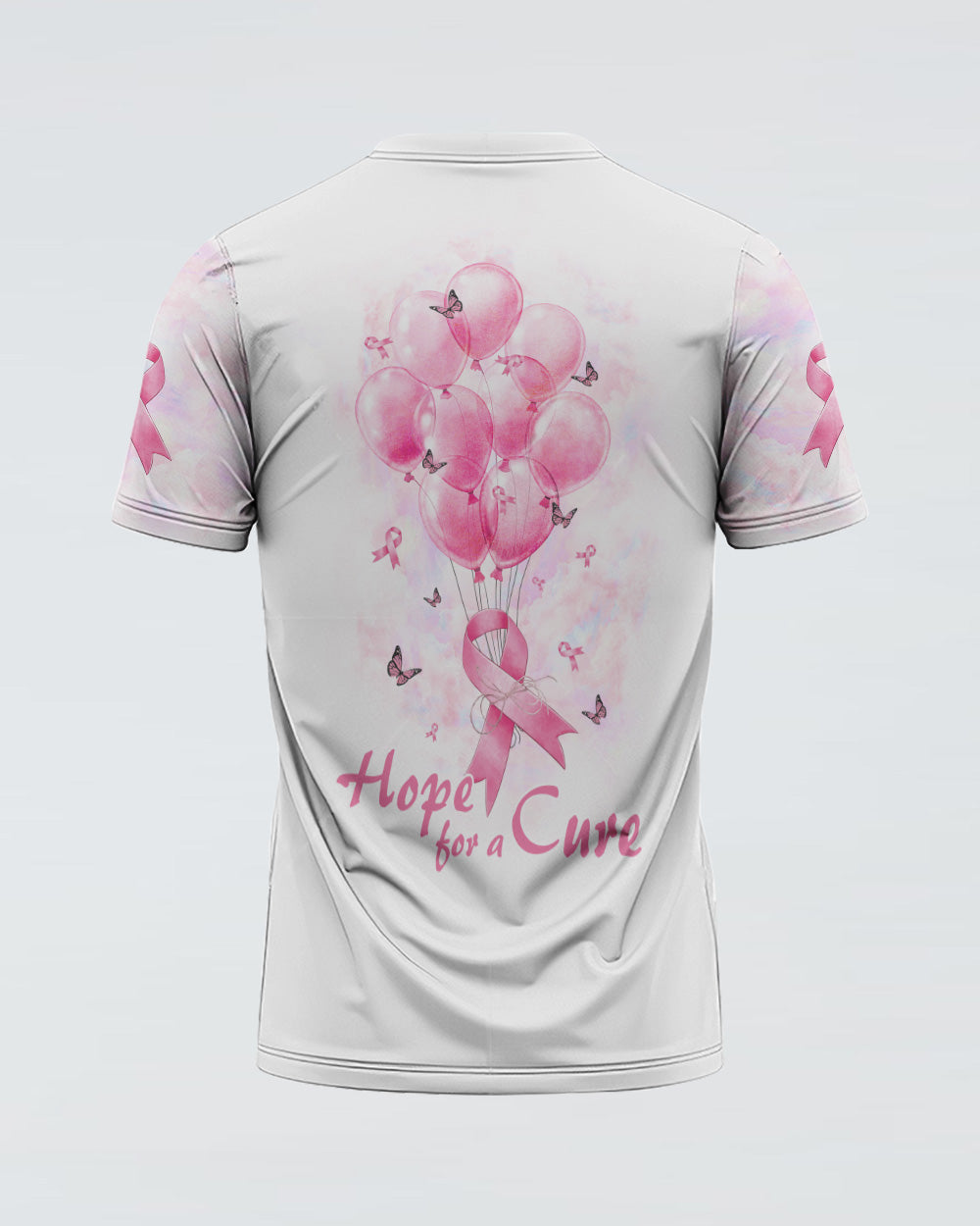 Cancer Balloon Women's Breast Cancer Awareness Tshirt