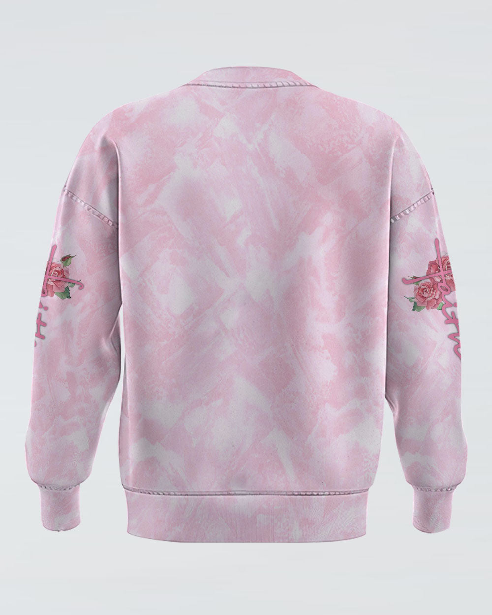 Jesus Take The Wheel Women's Breast Cancer Awareness Sweatshirt