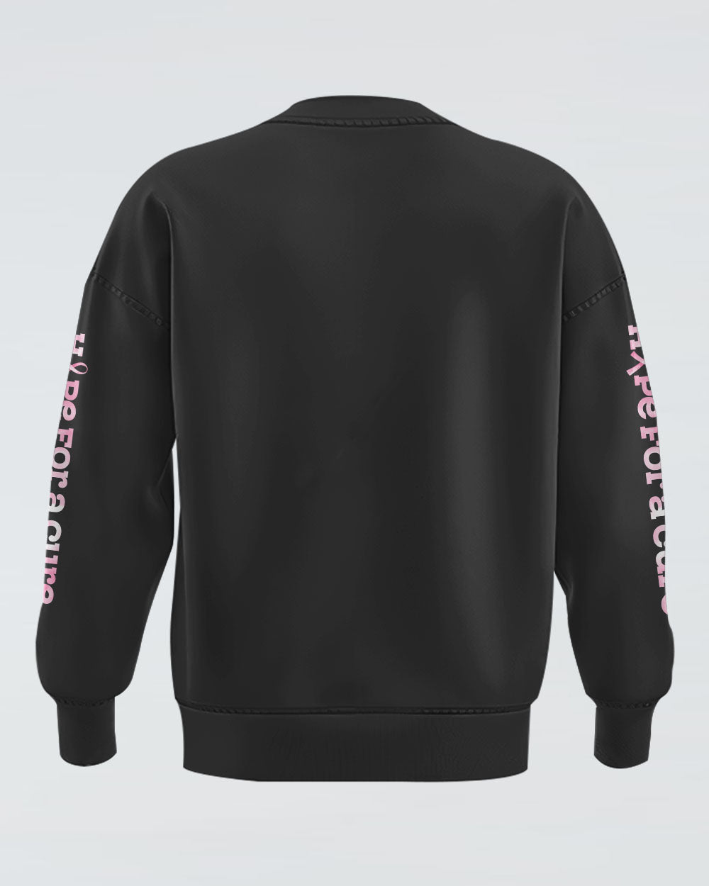 Truck Cancer Christmas Tree Women's Breast Cancer Awareness Sweatshirt