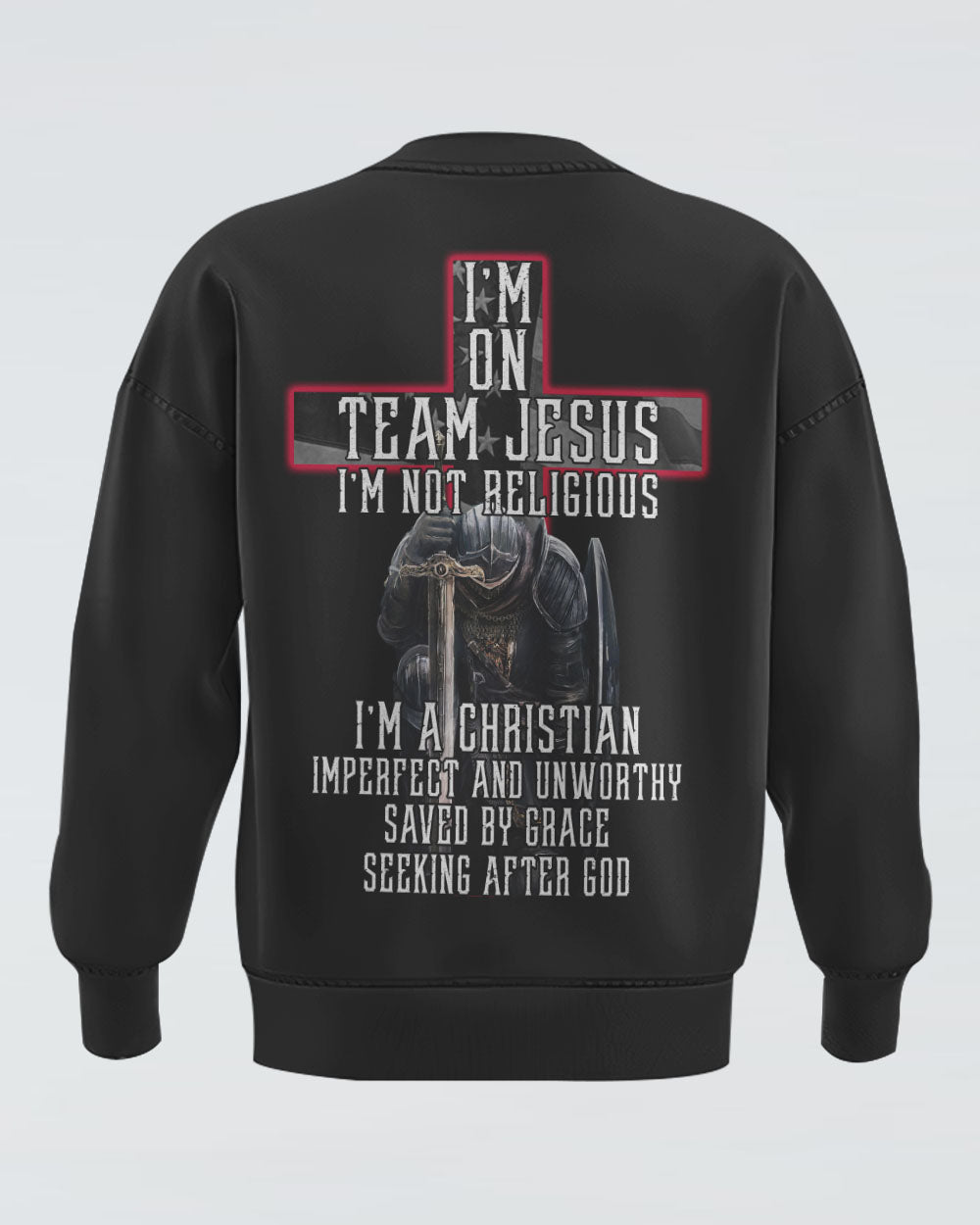 I'm On Team Jesus Men's Christian Sweatshirt