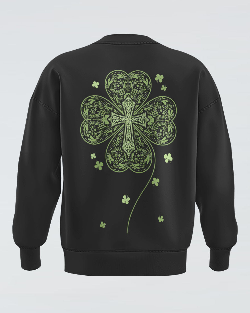 Clover Mandala Cross Women's Christian Sweatshirt