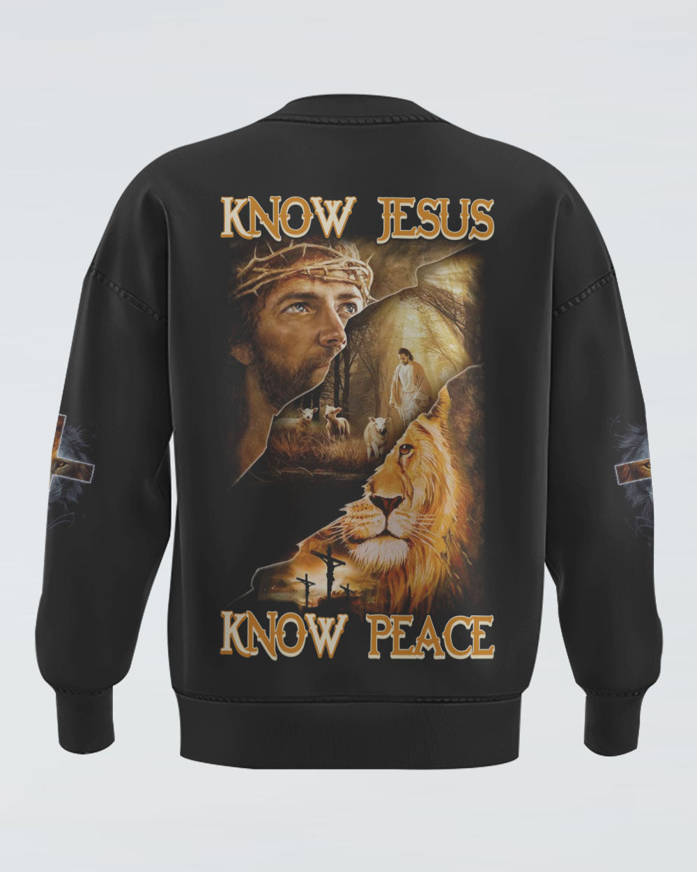 Know Jesus Know Peace Men's Christian Sweatshirt