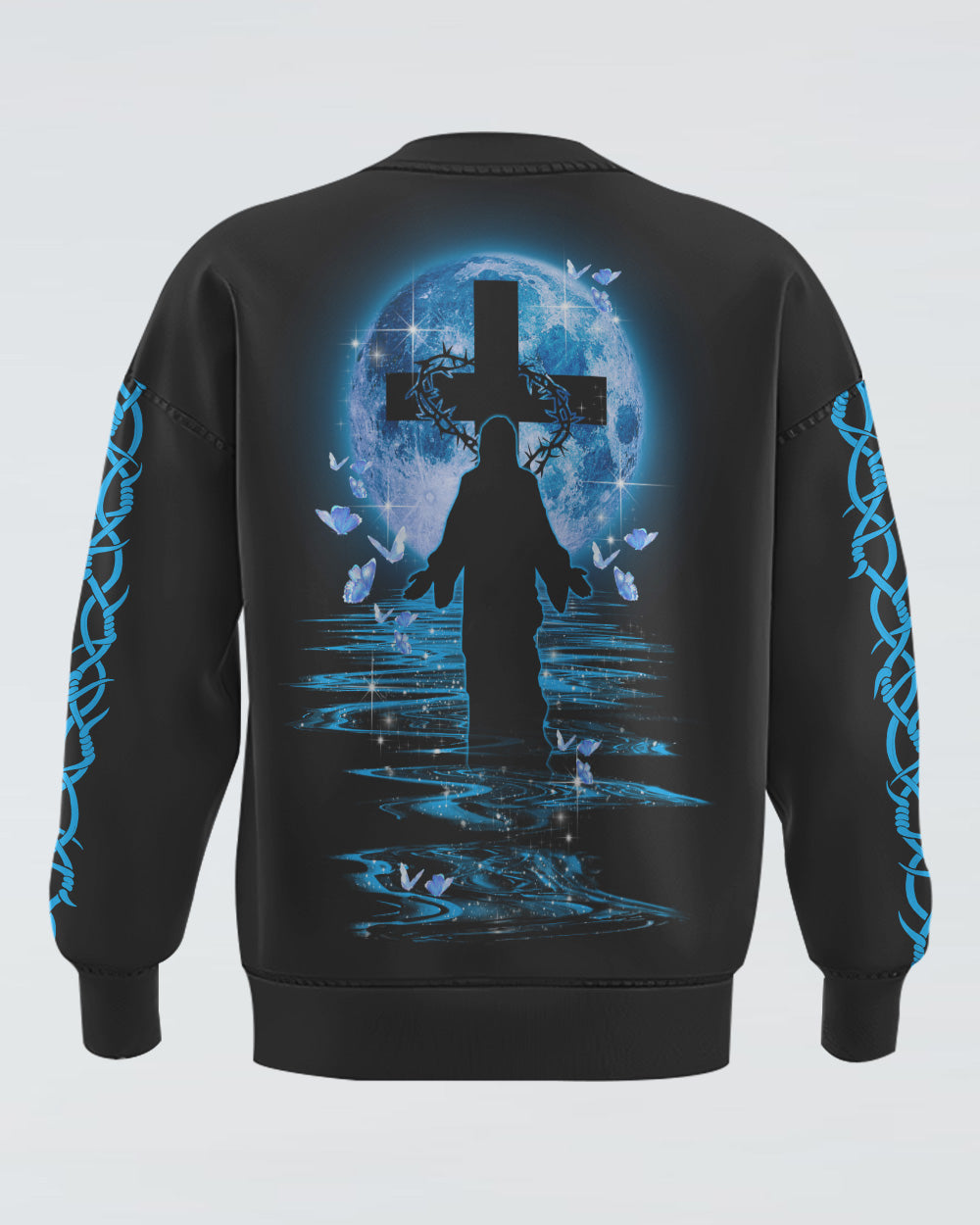 Jesus Moon Heaven Women's Christian Sweatshirt