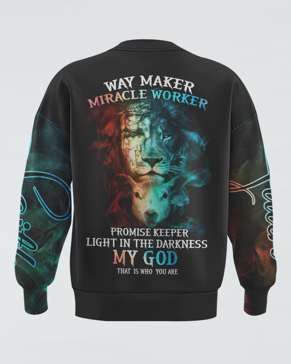 My God That Is Who You Are Jesus Lion Lamp Women's Christian Sweatshirt