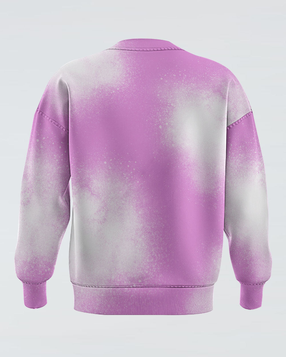 Tiger Crack Pink Ribbon Women's Breast Cancer Awareness Sweatshirt