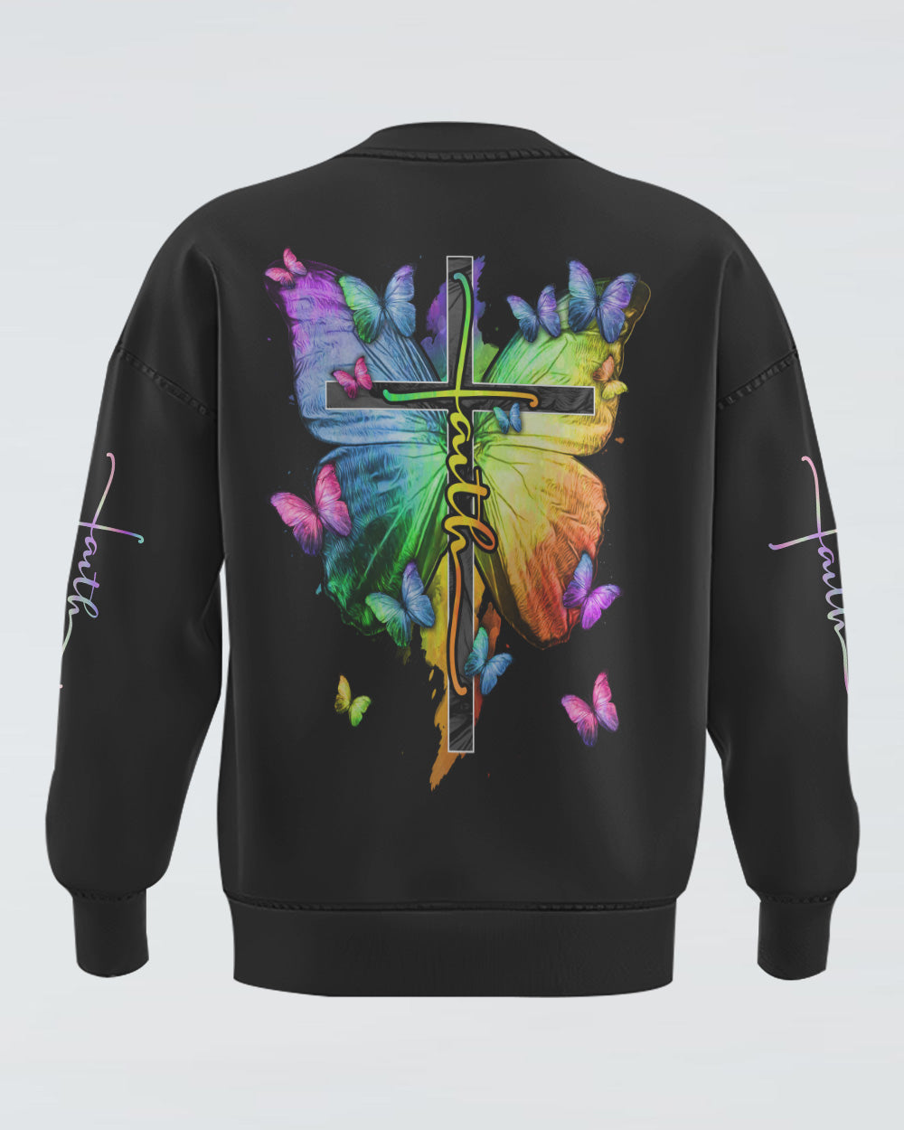 I Can Do All Things Butterfly Women's Christian Sweatshirt