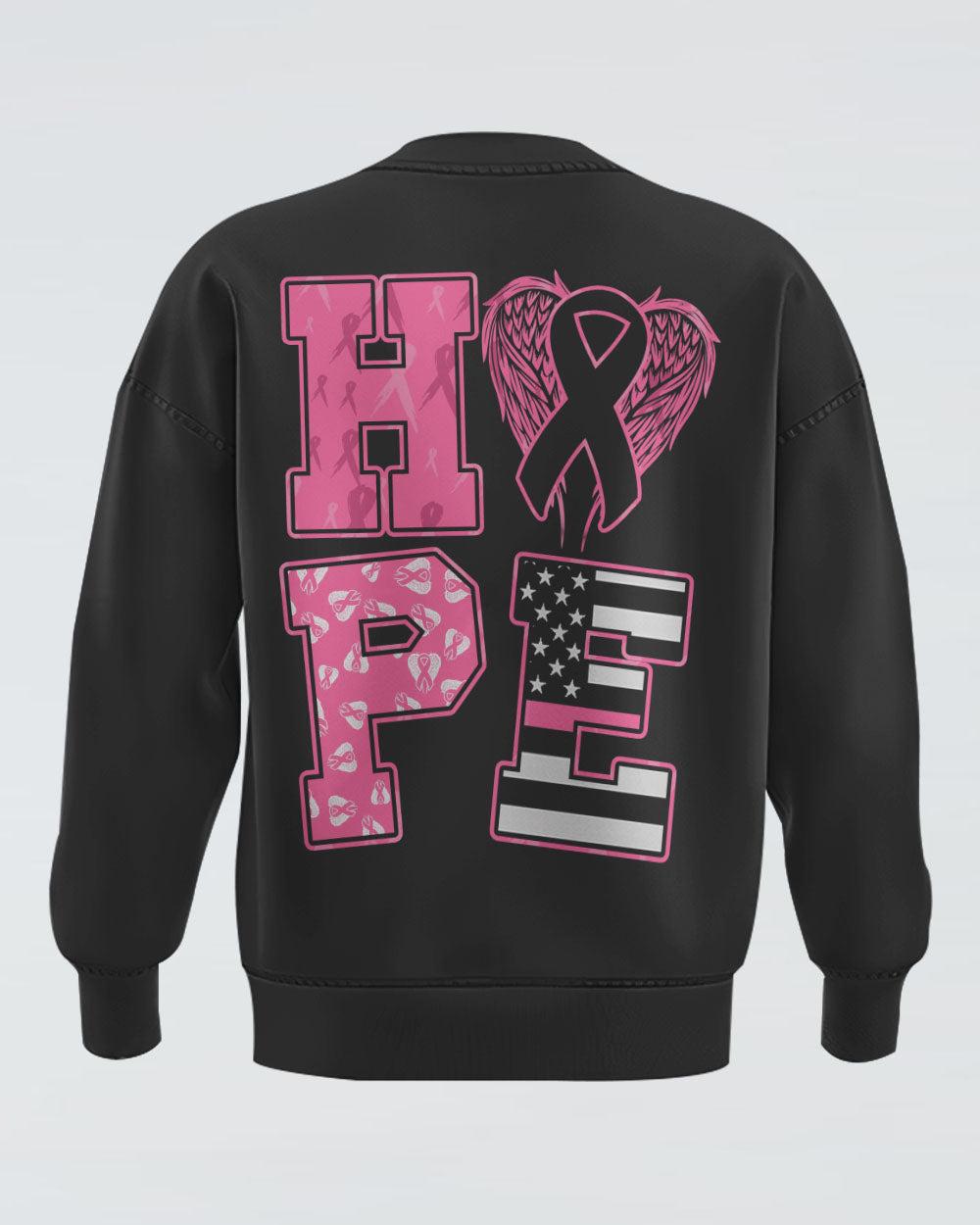 Hope Wings Women's Breast Cancer Awareness Sweatshirt