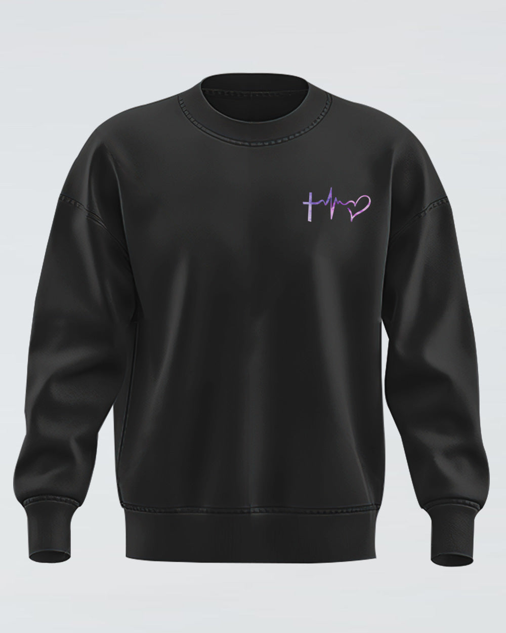 Miracle Worker Promise Keeper Light In The Darkness Abstract Color Women's Christian Sweatshirt