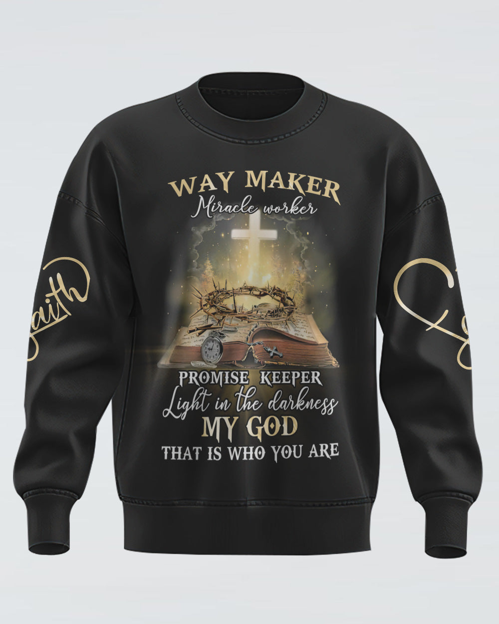 Way Maker Miracle Worker Bible Women's Christian Sweatshirt