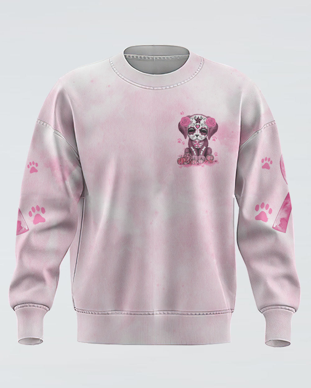 Paws For The Cure Dog Women's Breast Cancer Awareness Sweatshirt