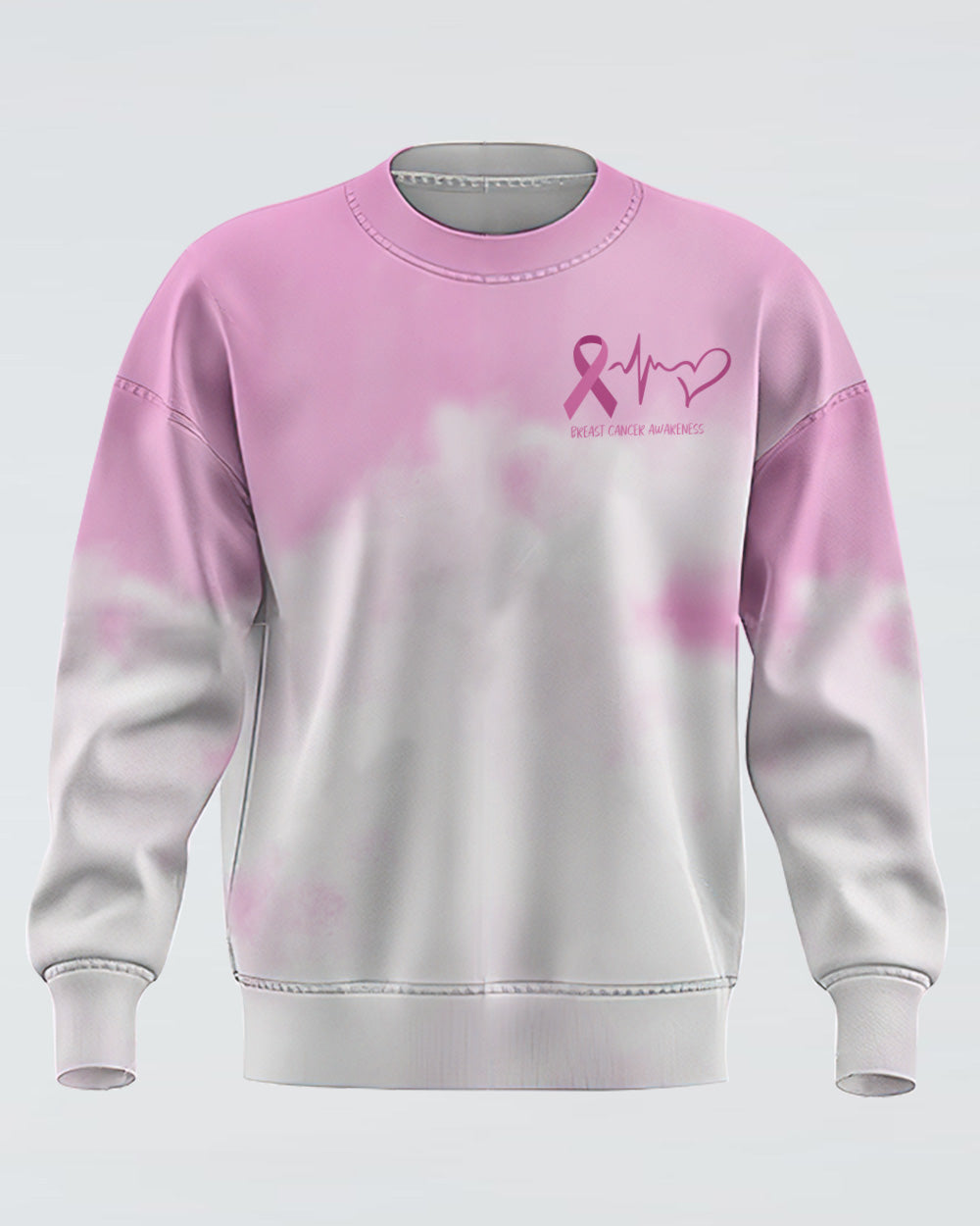 Hope For A Cure Butterfly Women's Breast Cancer Awareness Sweatshirt