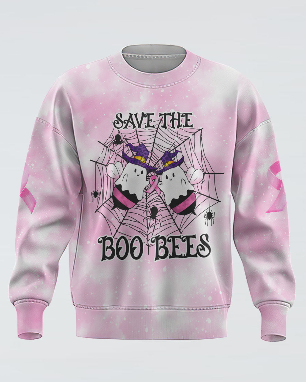Save The Boo Bees Women's Breast Cancer Awareness Sweatshirt