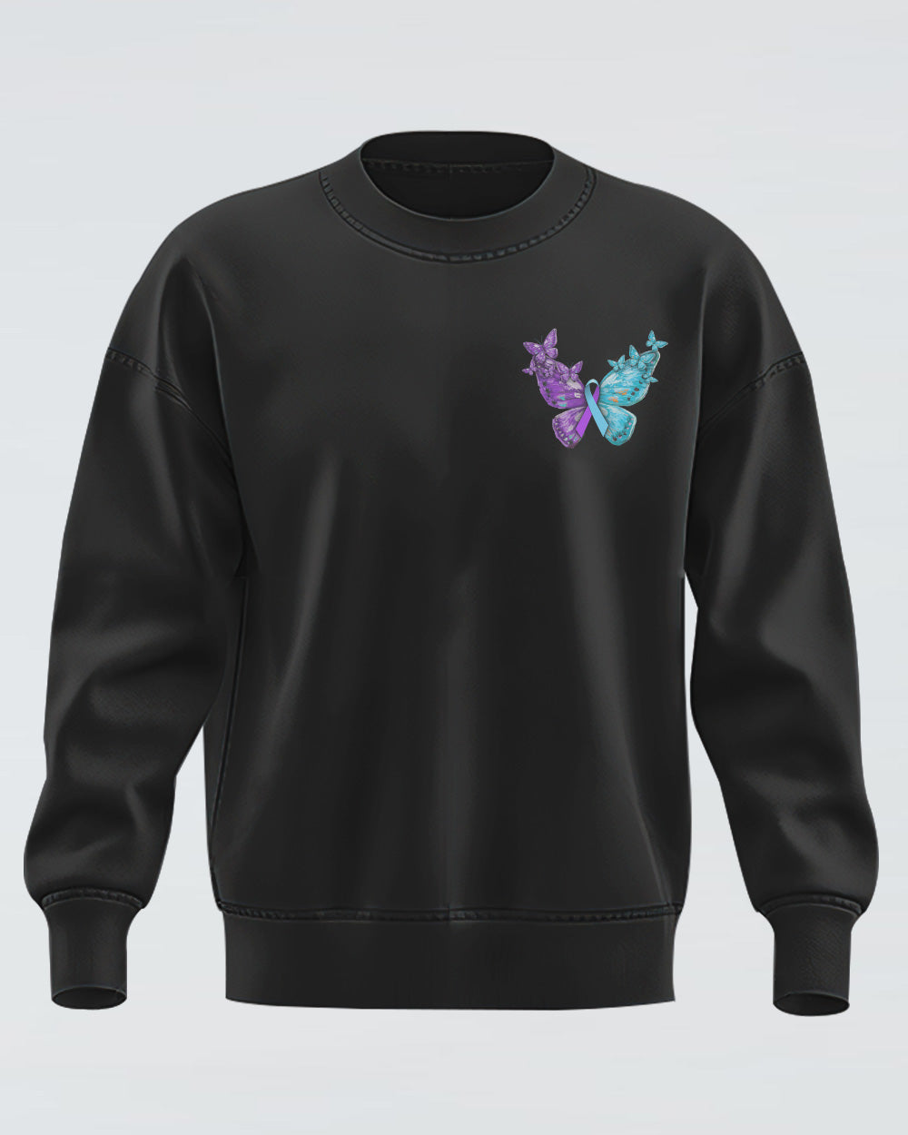 No Story Should End Too Soon Butterfly Women's Suicide Prevention Awareness Sweatshirt