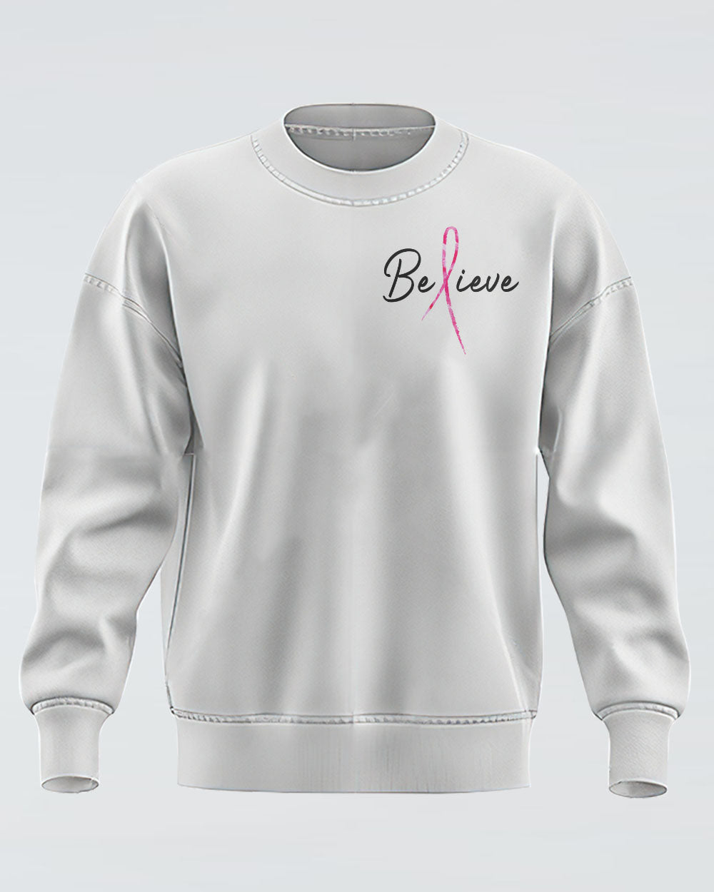 Tyler Lily Ribbon Women's Breast Cancer Awareness Sweatshirt