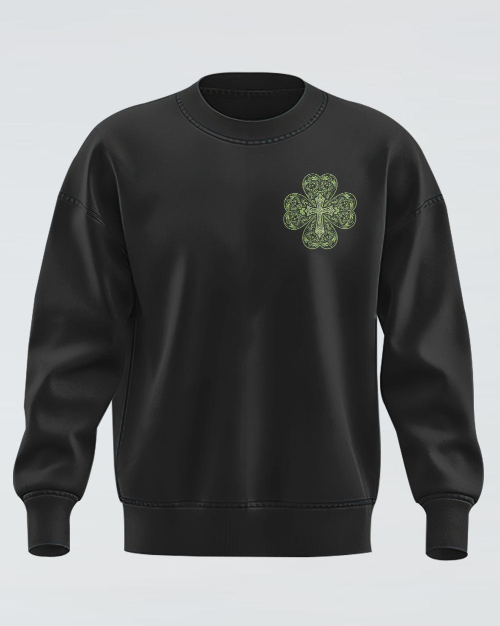 Clover Mandala Cross Women's Christian Sweatshirt