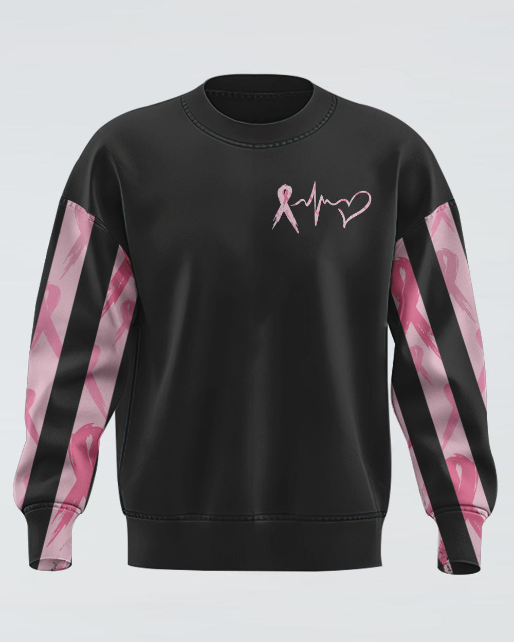 Fight Flag Women's Breast Cancer Awareness Sweatshirt