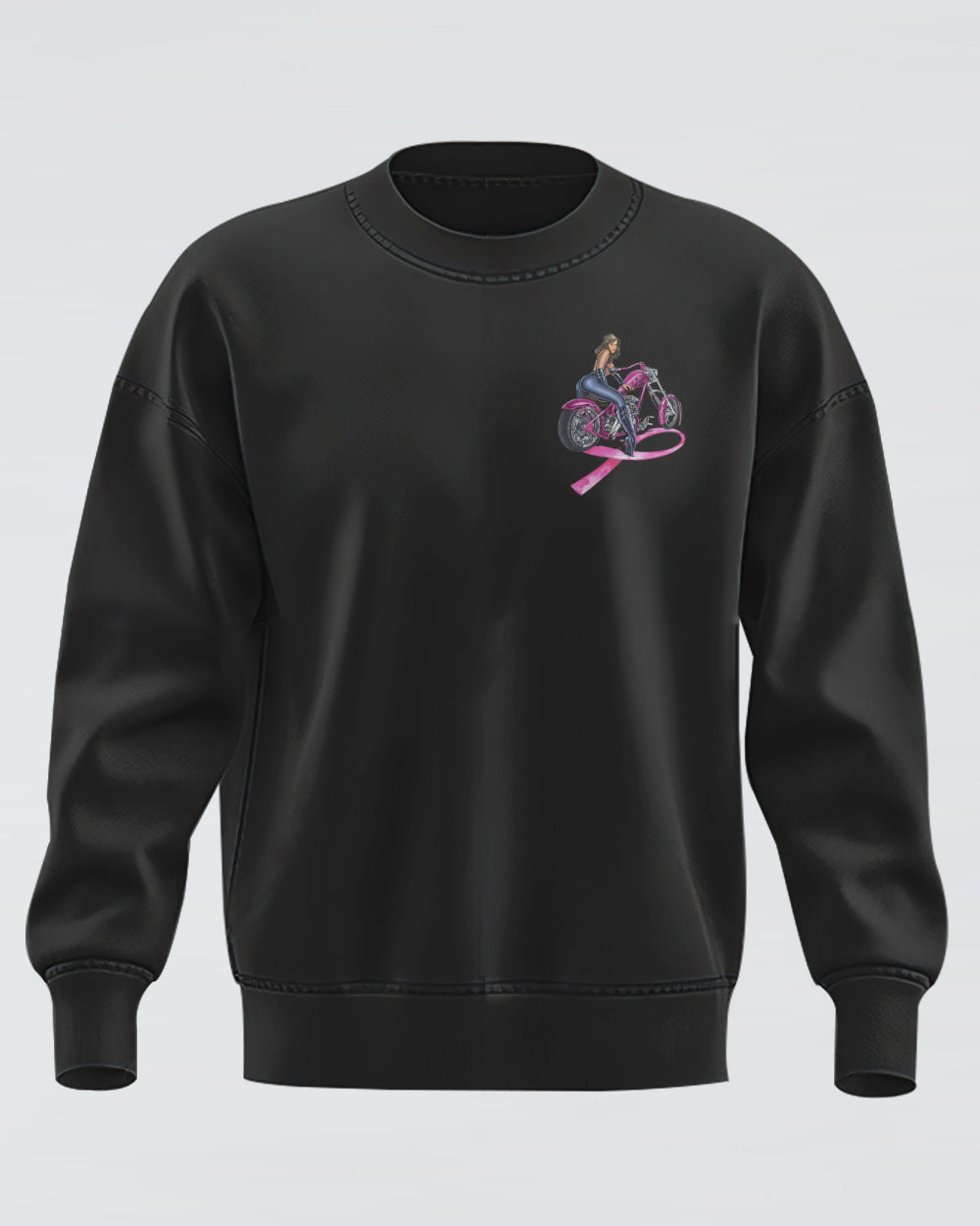 Bikers Fight For A Cure Women's Breast Cancer Awareness Sweatshirt
