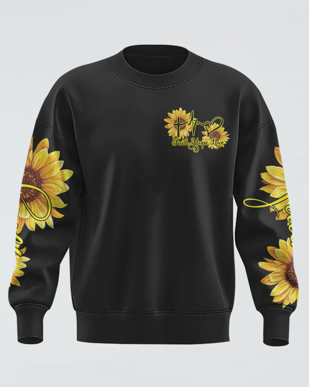 God Says You Are Sunflower Women's Christian Sweatshirt