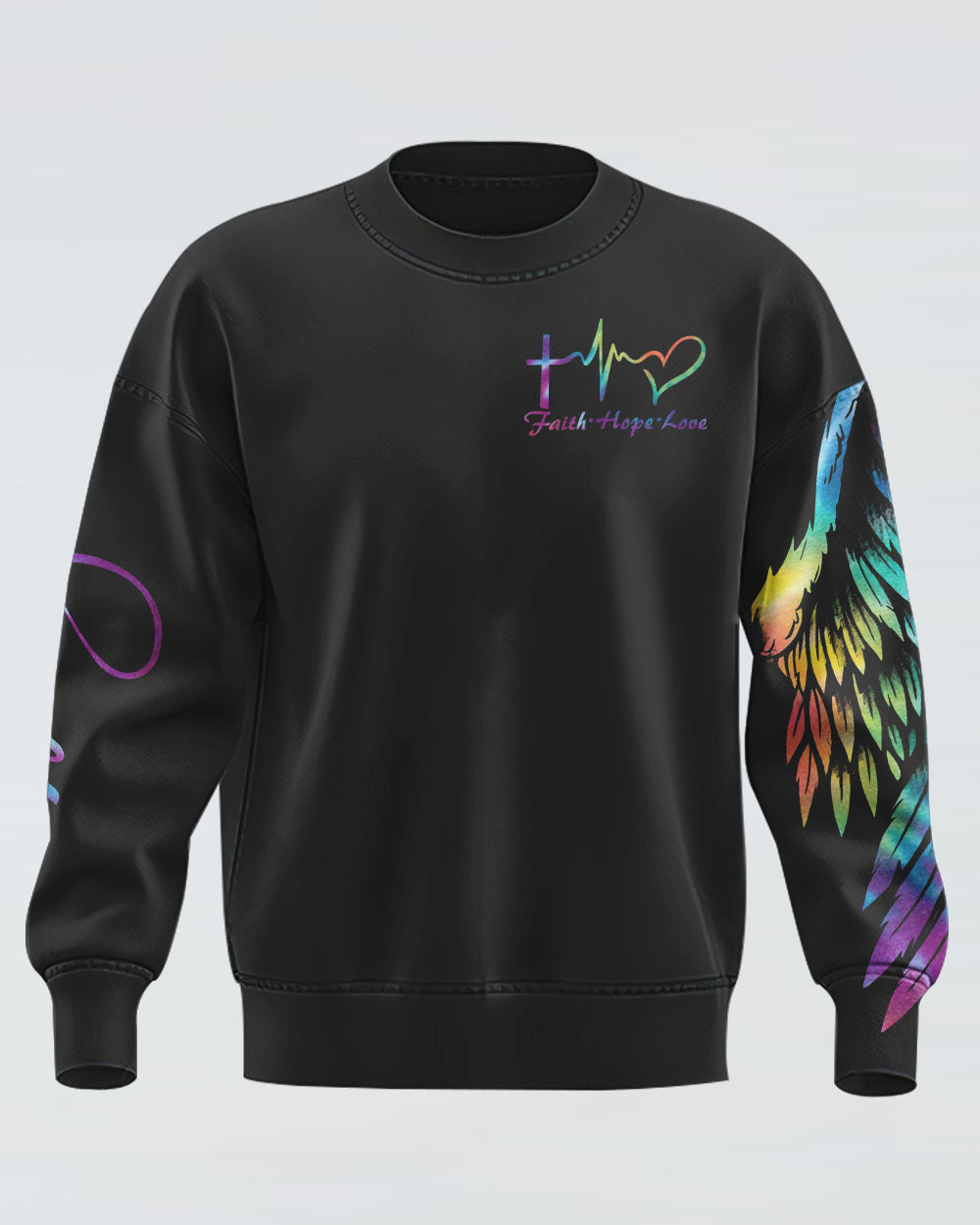 Praying Hand Dove Women's Christian Sweatshirt