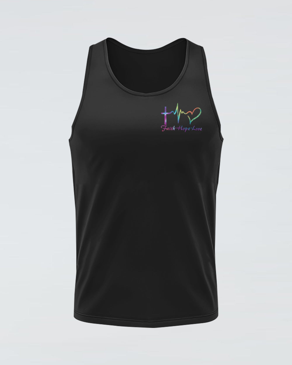 Faith Over Fear Wings Colorful Women's Christian Tanks