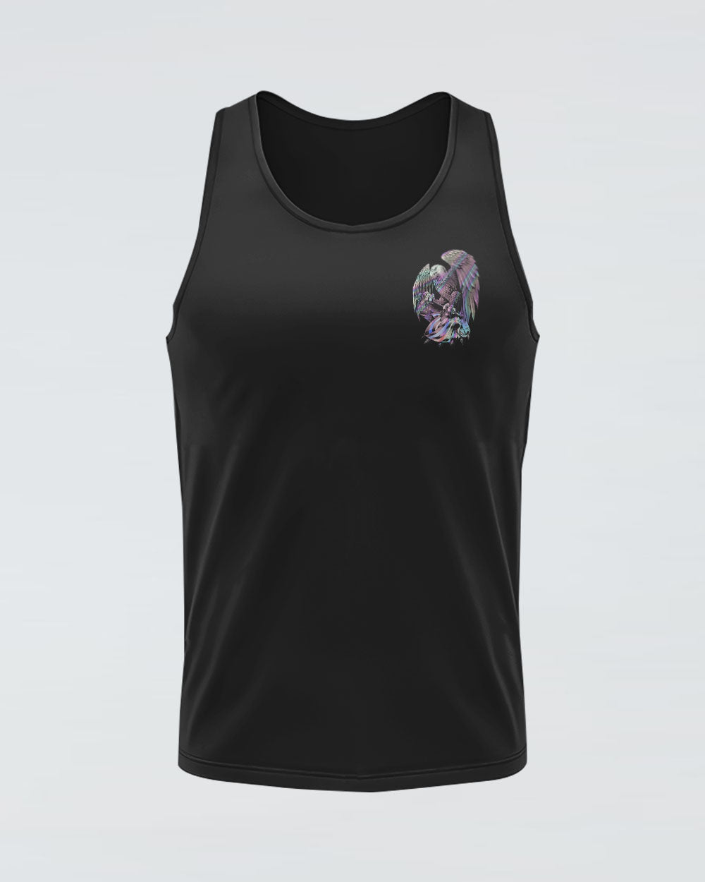 Eagle Back The Brave Holo Flag Women's Christian Tanks