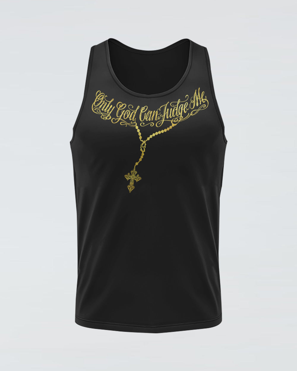 Only God Can Judge Me One Nation Under God Cross Flag Women's Christian Tanks