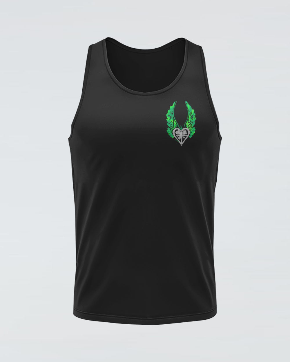 I Don't Need Luck I've Got Jesus Cross Wings Women's Christian Tanks