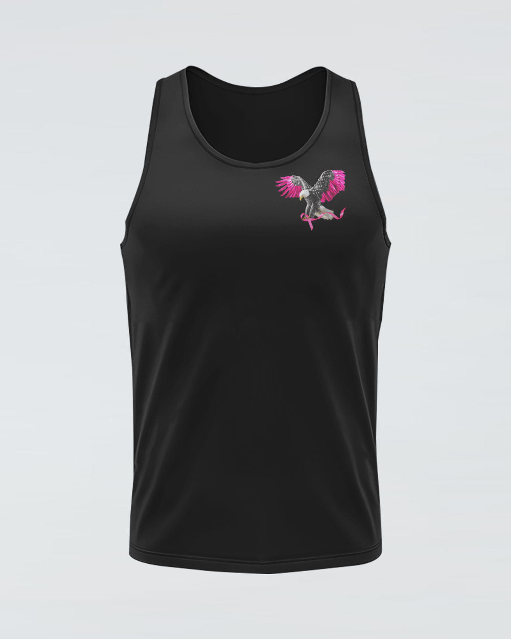 Be Stronger Than The Storm Eagle Pink Smoke Women's Breast Cancer Awareness Tanks